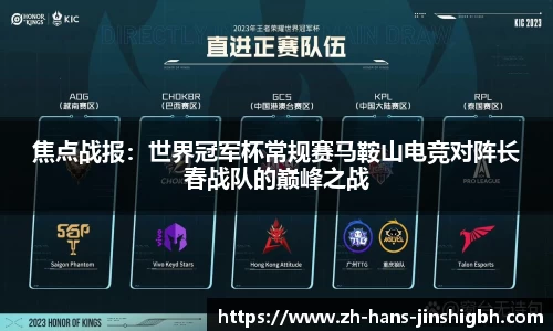 焦点战报:世界冠军杯常规赛马鞍山电竞对阵长春战队的巅峰之战